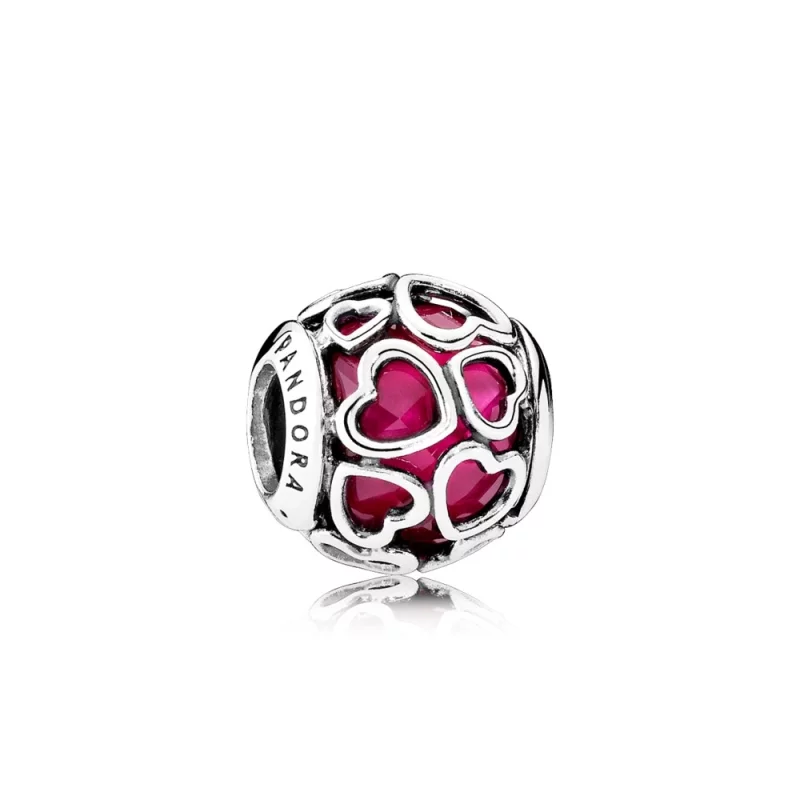 (image pour) PANDORA - Cocon d'Amour Cerise - 792036NCC