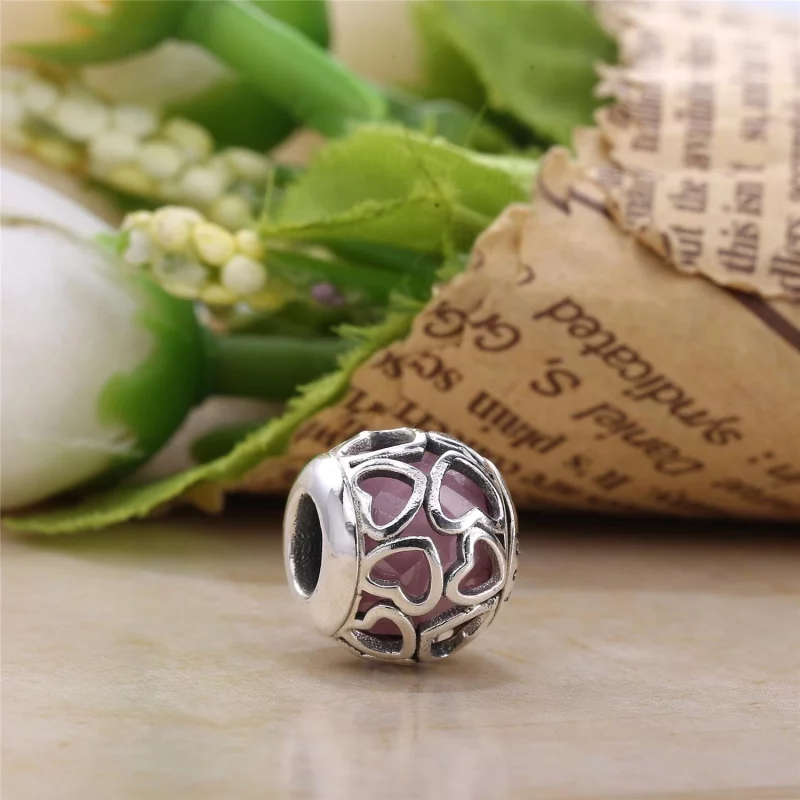(image pour) PANDORA - Cocon d'Amour Rose - 792036PCZ - Afficher 2