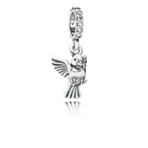 PANDORA - Colombe de paix, cz ocrée - 791394CCZ - Charms (image pour) PANDORA - Colombe de paix, cz ocrée - 791394CCZ - Charms