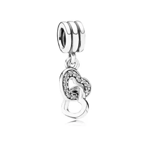 PANDORA - Cœur Entrelacés - 791242CZ (image pour) PANDORA - Cœur Entrelacés - 791242CZ