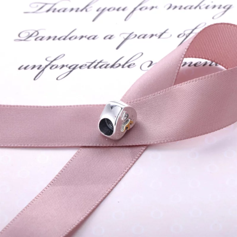 (image pour) PANDORA - Cœur majestueux, cz incolore - 791739CZ - Charms - Afficher 3