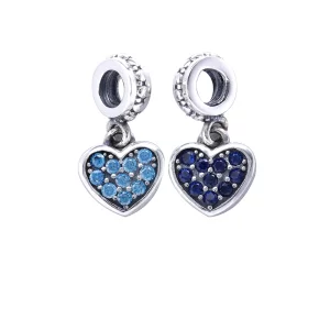 (image pour) PANDORA - Cœur pavé, cristal noir - 791023NCK - Charms