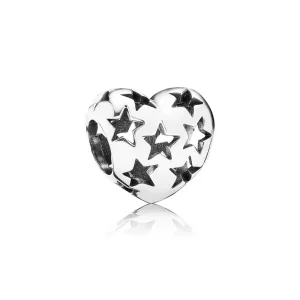 (image pour) PANDORA - Cœur étoilé - 791393 - Charms