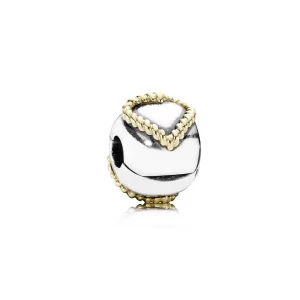 (image pour) PANDORA - Cœur tressé - 790599 - Charms