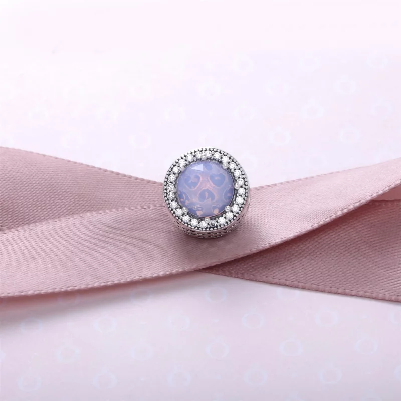 (image pour) PANDORA - Cœurs Lumineux Rose Opalescent Ajouré - 791725NOP - Afficher 2