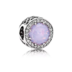 PANDORA - Cœurs Lumineux Rose Opalescent Ajouré - 791725NOP (image pour) PANDORA - Cœurs Lumineux Rose Opalescent Ajouré - 791725NOP