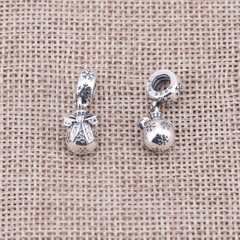 (image pour) PANDORA - Décoration de Noël, cz incolore - 791410CZ - Charms - Afficher 2