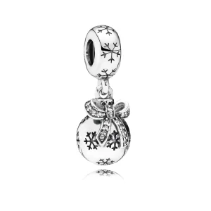 (image pour) PANDORA - Décoration de Noël, cz incolore - 791410CZ - Charms