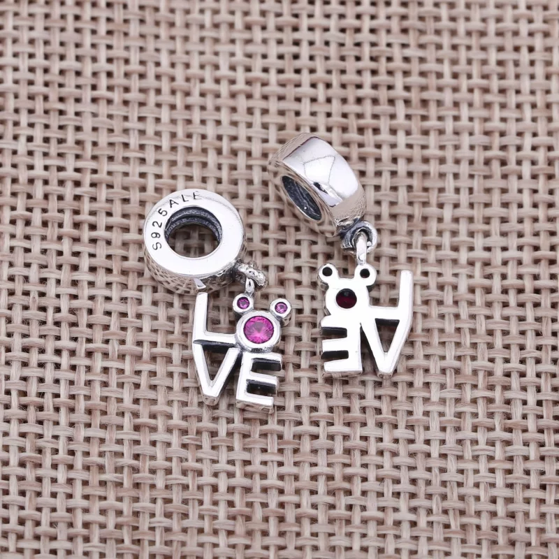 (image pour) PANDORA - Disney, Amour de Mickey - 791448CZR - Charms - Afficher 3