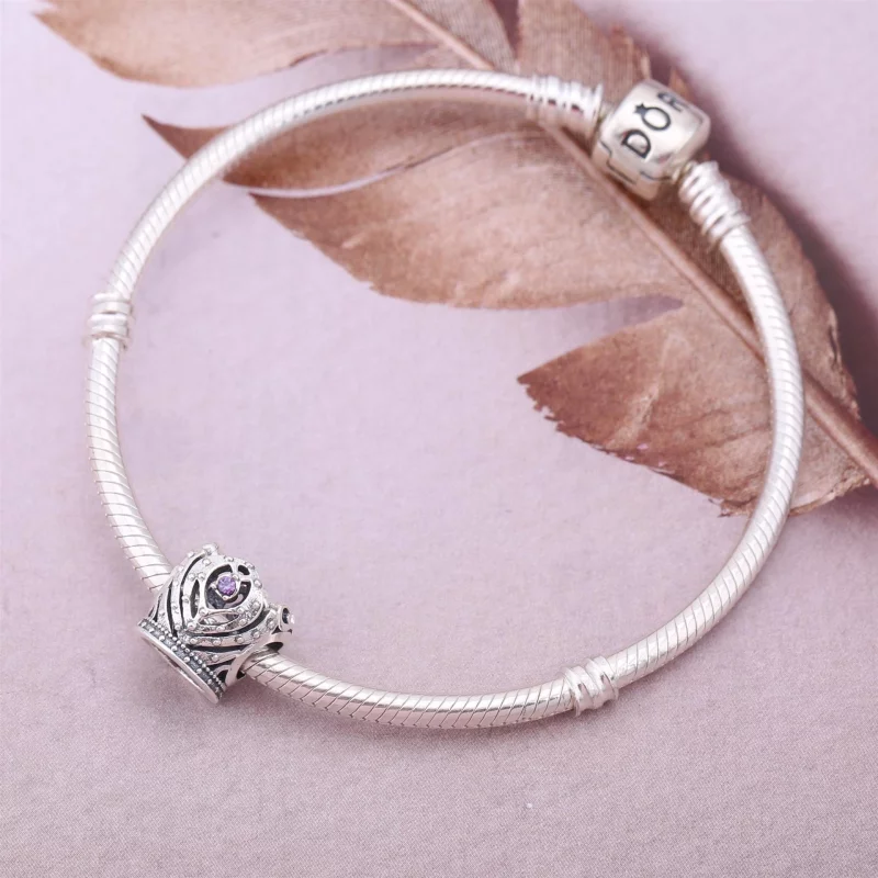 (image pour) PANDORA - Disney, Couronne d'Anna - 791589ACZ - Charms - Afficher 2