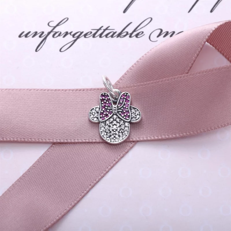 (image pour) PANDORA - Disney, emblème brillant de Minnie - 791447CZ - Charms - Afficher 2