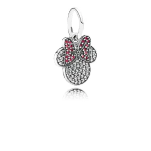 (image pour) PANDORA - Disney, emblème brillant de Minnie - 791447CZ - Charms