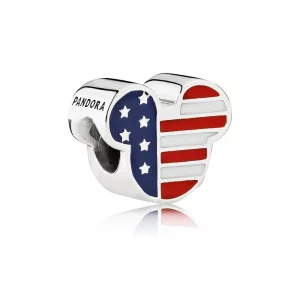 (image pour) PANDORA - Disney, Mickey l'américain - 791585ENMX - Charms