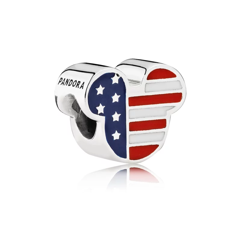 (image pour) PANDORA - Disney, Mickey l'américain - 791585ENMX - Charms