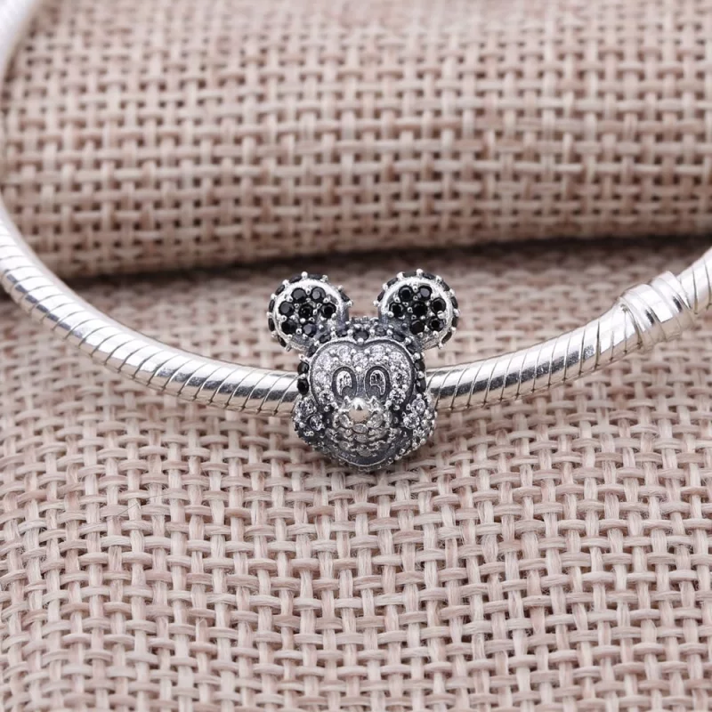 (image pour) PANDORA - Disney, Portrait brillant de Mickey - 791795NCK - Charms - Afficher 2