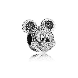 (image pour) PANDORA - Disney, Portrait brillant de Mickey - 791795NCK - Charms