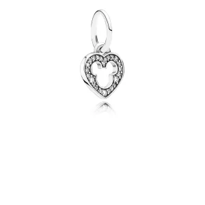 (image pour) PANDORA - Disney, Silhouette de Mickey - 791557CZ