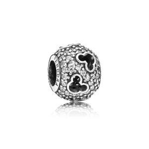 (image pour) PANDORA - Disney, Silhouettes de Mickey - 791442CZ
