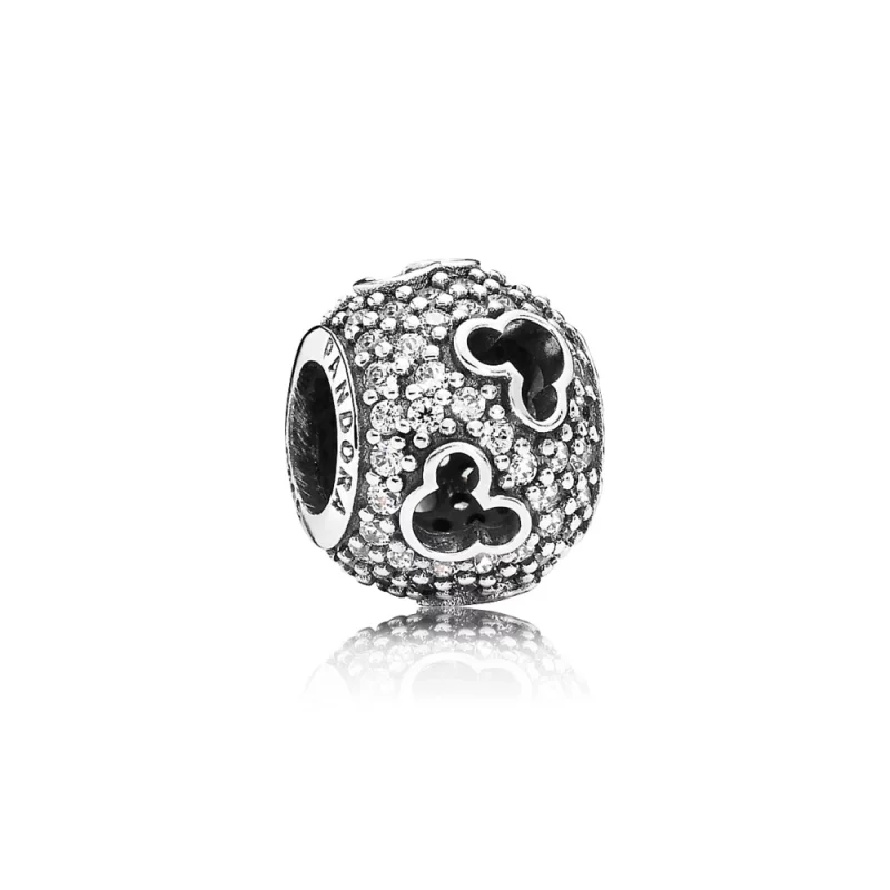 (image pour) PANDORA - Disney, Silhouettes de Mickey - 791442CZ