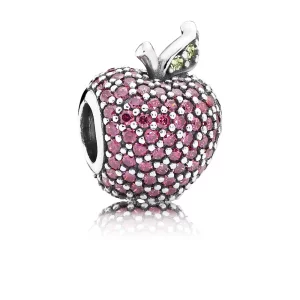 PANDORA - Délicieuse pomme, cz rouge fantaisie et cristal vert - 791485CFR (image pour) PANDORA - Délicieuse pomme, cz rouge fantaisie et cristal vert - 791485CFR