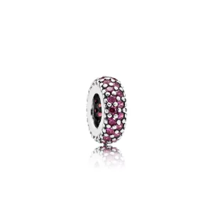 (image pour) PANDORA - Espaceur Inspiration Rouge Pavée - 791359CZR