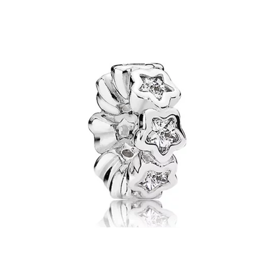 (image pour) PANDORA - Espaceur étoiles Scintillantes - 791783CZ