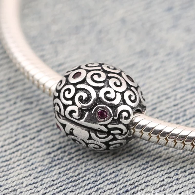 (image pour) PANDORA - Feu, cz rouge - 790962CZR - Charms - Afficher 2