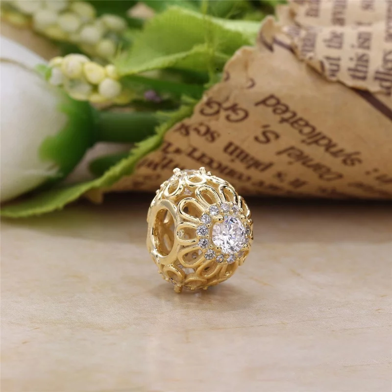 (image pour) PANDORA - Fleur brillante, cz incolore - 750836CZ - Afficher 2
