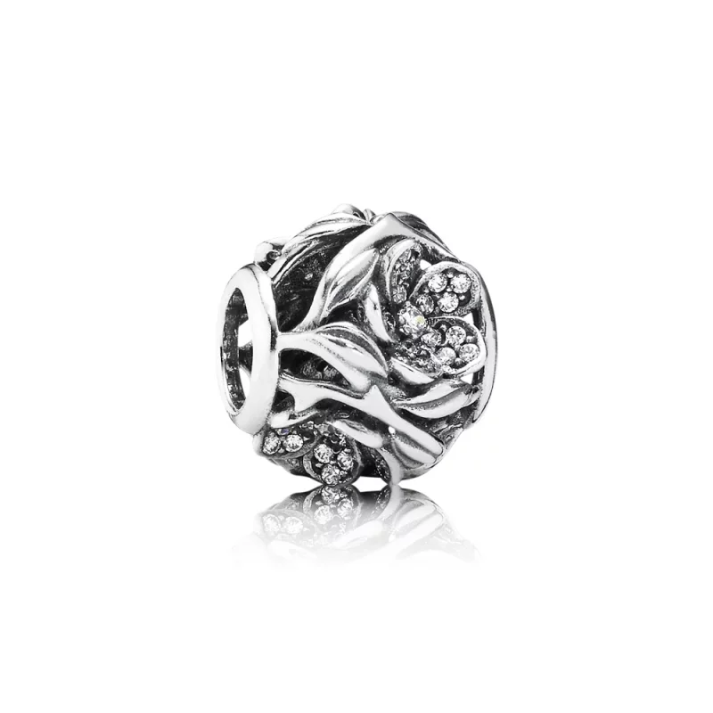 (image pour) PANDORA - Fleur mystique, cz incolore - 791419CZ