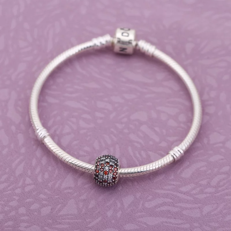 (image pour) PANDORA - Fleur scintillante - 791129CZ - Charms - Afficher 2