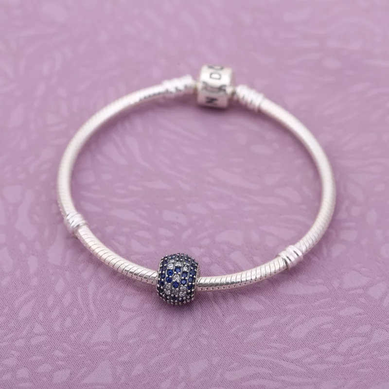 (image pour) PANDORA - Fleur scintillante - 791129CZ - Charms - Afficher 4