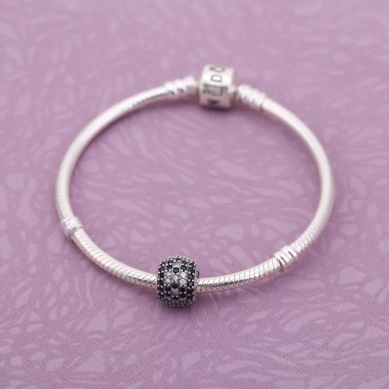 (image pour) PANDORA - Fleur scintillante - 791129CZ - Charms - Afficher 6