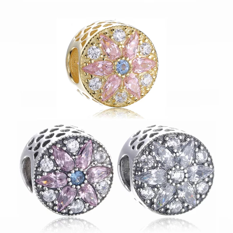 (image pour) PANDORA - Fleurs d'opulence, cristaux multicolores et cz incolore - 751003NBP - Afficher 2