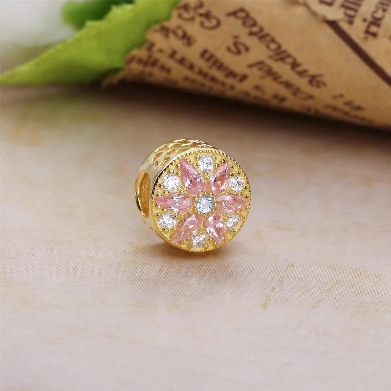 (image pour) PANDORA - Fleurs d'opulence, cristaux multicolores et cz incolore - 751003NBP - Afficher 3