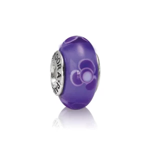 (image pour) PANDORA - Fleurs mauves pour toi - 790643 - Charms