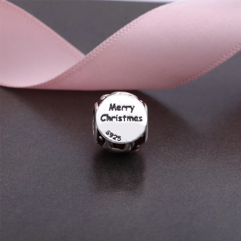 (image pour) PANDORA - Globe de neige, émail blanc - 791228EN12 - Charms - Afficher 4