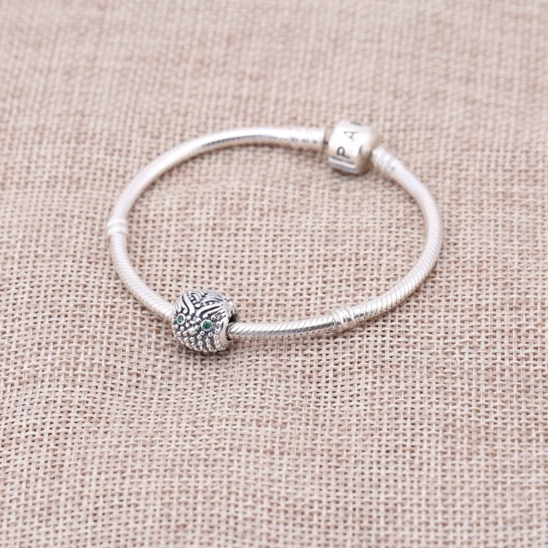 (image pour) PANDORA - Hibou sage, cz vert foncé - 791211CZN - Afficher 2