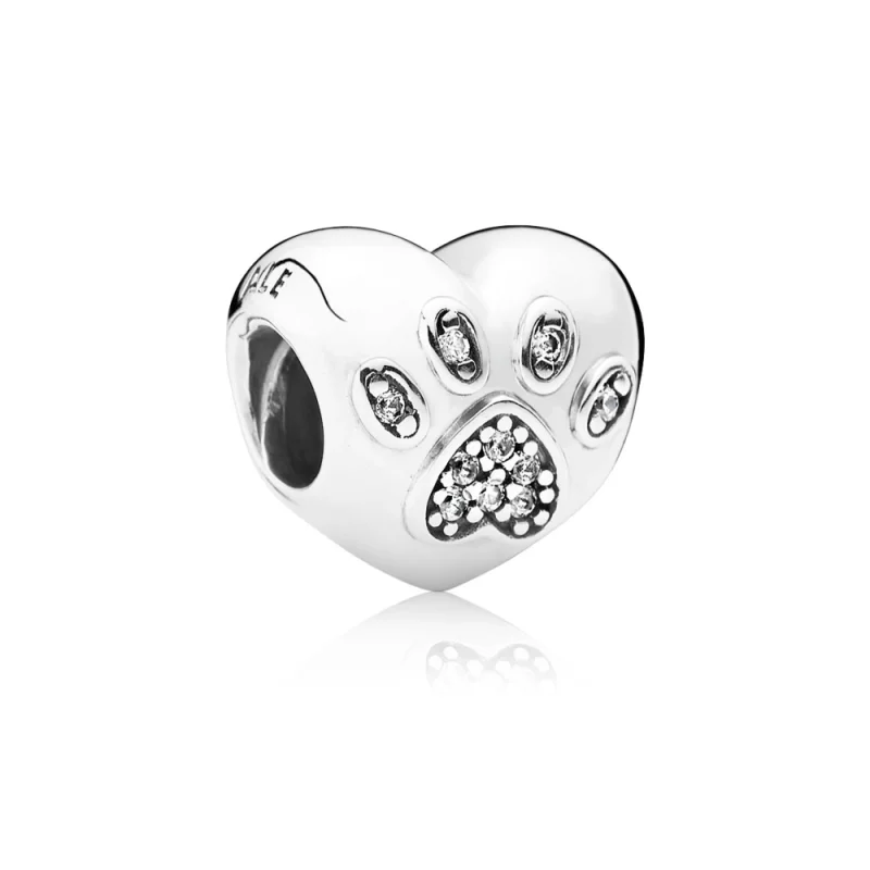 (image pour) PANDORA - Impressions dans mon cœur, cz incolore - 791713CZ