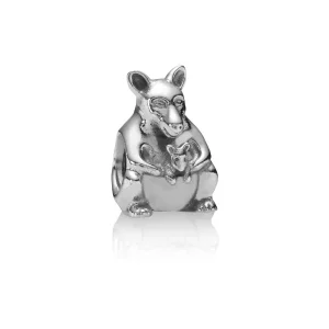 (image pour) PANDORA - Kangourou avec bébé - 790534 - Charms