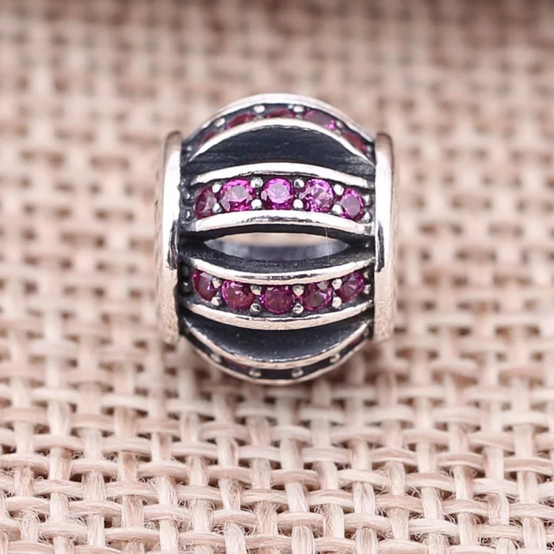 (image pour) PANDORA - La starlette, cz rose fantaisie - 791115CZS - Charms - Afficher 2