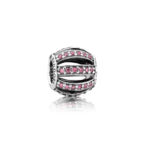 (image pour) PANDORA - La starlette, cz rose fantaisie - 791115CZS - Charms