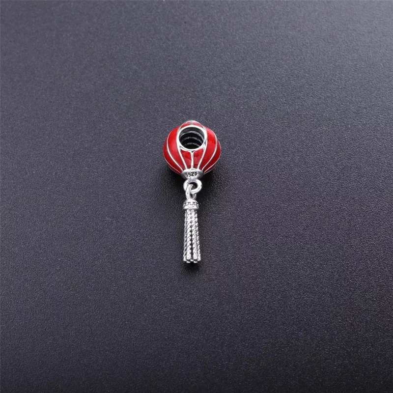 (image pour) PANDORA - Lanterne chinoise, émail pourpre - 791299EN09 - Charms - Afficher 3