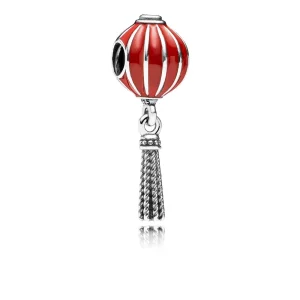 (image pour) PANDORA - Lanterne chinoise, émail pourpre - 791299EN09 - Charms