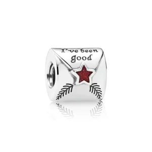 PANDORA - Lettre au Père Noël, émail rouge - 791390EN58 - Charms (image pour) PANDORA - Lettre au Père Noël, émail rouge - 791390EN58 - Charms