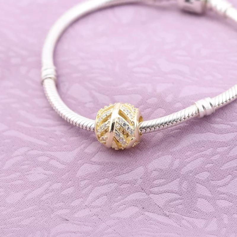 (image pour) PANDORA - Léger comme une plume, cz incolore - 750831CZ - Afficher 2
