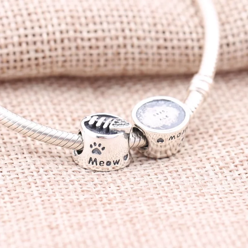 (image pour) PANDORA - Miaou, cz incolore - 791716CZ - Charms - Afficher 2