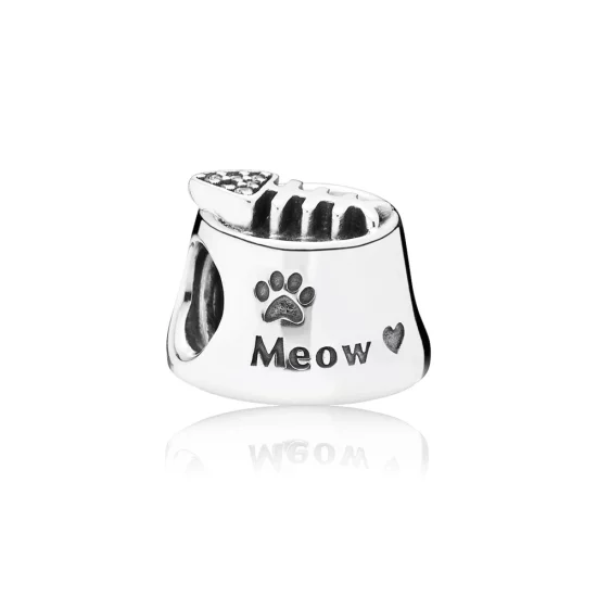 (image pour) PANDORA - Miaou, cz incolore - 791716CZ - Charms