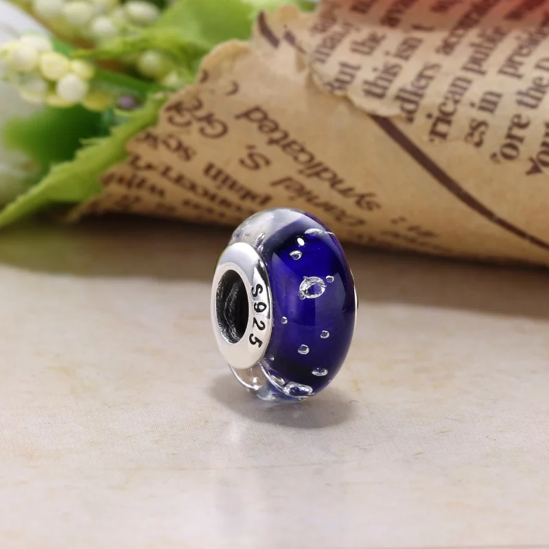 (image pour) PANDORA - Murano Pétillant Bleu Royal 791630CZ - Afficher 11