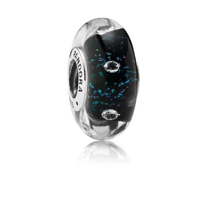 PANDORA - Murano Pétillant Bleu Scintillant 791627CZ (image pour) PANDORA - Murano Pétillant Bleu Scintillant 791627CZ