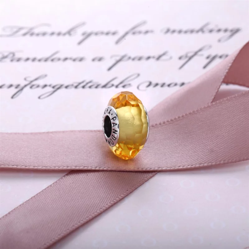 (image pour) PANDORA - Ocre fascinant - 791629 - Charms - Afficher 2